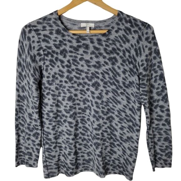 Joie Wool & Cashmere Blend Leopard Print Sweater Size S - Picture 1 of 6